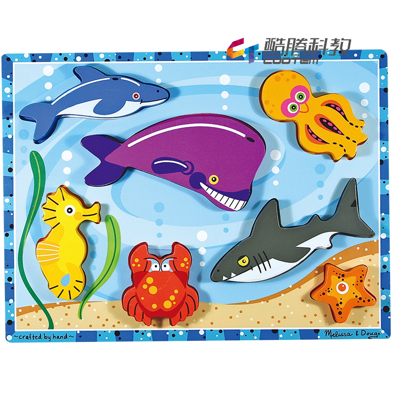 厚片拼图-海洋动物