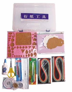 衍纸工具（塑料透明工具箱）