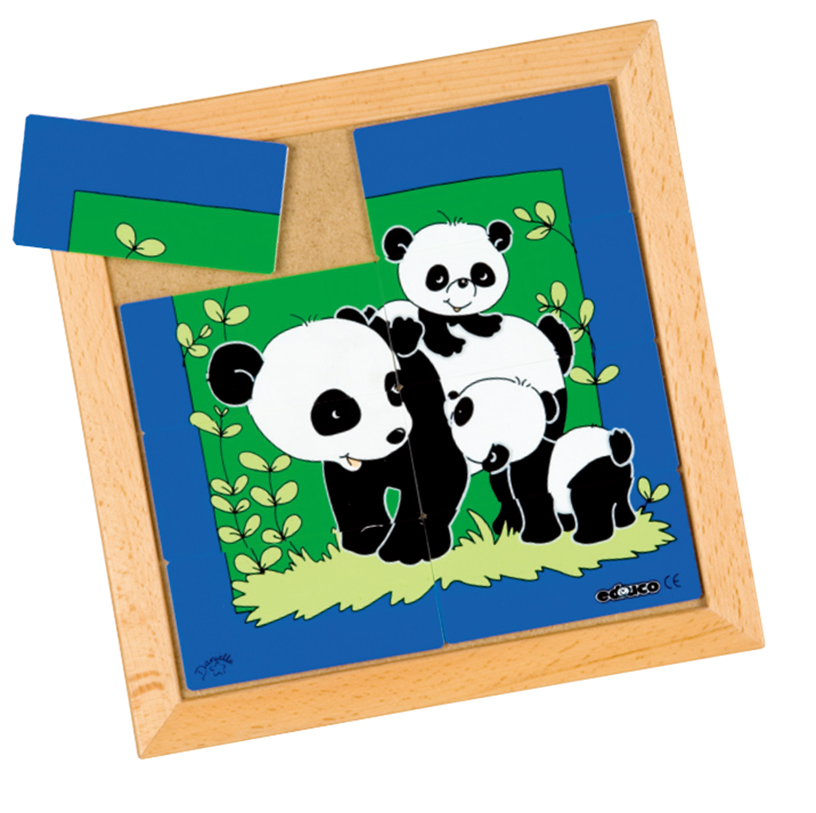 动物母子情深系列-熊猫（8小块