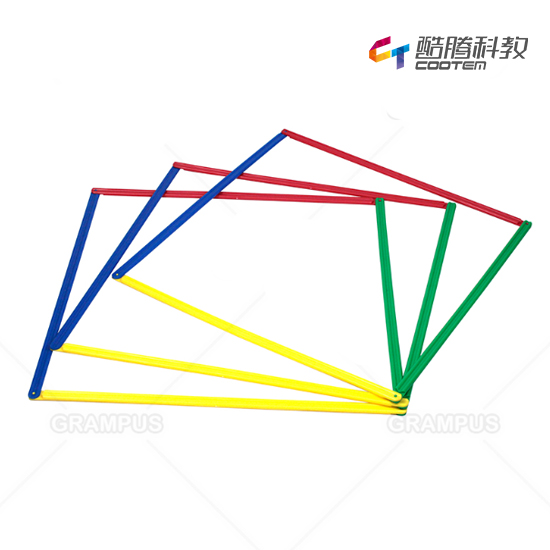 四色组装扁棍