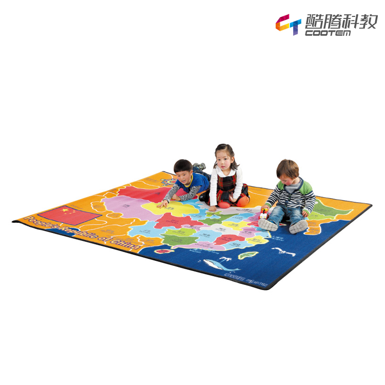 中国地图教学毯
