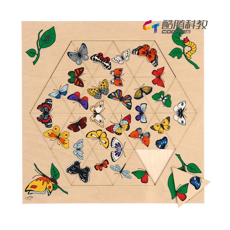 三角拼块游戏系列 - 蝴蝶